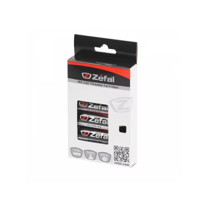 Zefal Pack 6 Cartuchos de Aire CO2 con Rosca 16gr para Reparación de Bicicletas - 1
