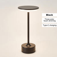 Lámpara De Mesa LED Sin Cable Con Interruptor Táctil Recargable Por USB Luz De Ambiente Portátil Para Dormitorio Y Comedor - details 7