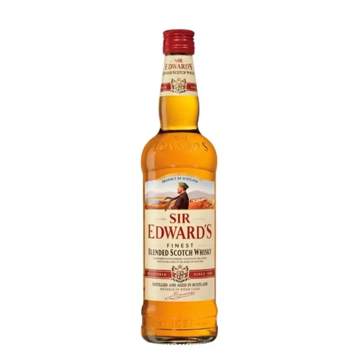 Whisky Sir Edward's - Botella 1 L - Finest Blended Scotch - 40% - 1