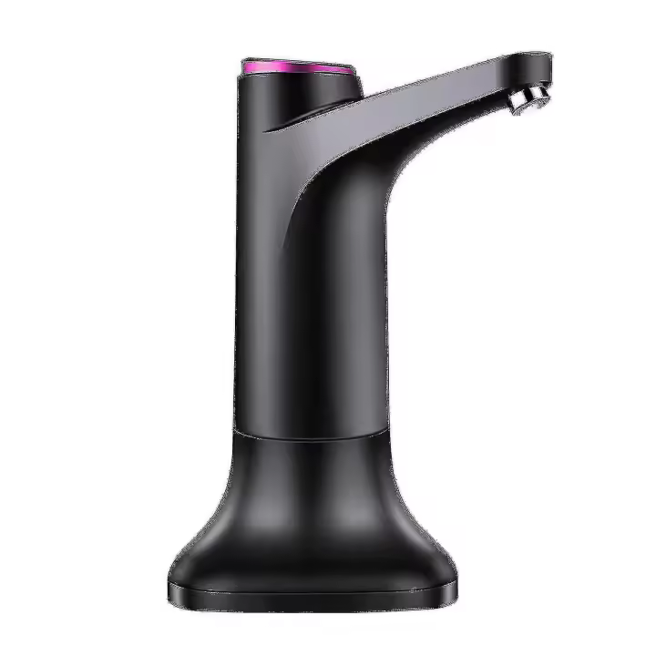 De Botella De Agua Eléctrica Bomb Base Dispensador De Agua Dispensador De Botella De Cubo De Bomba De Agua Automático Portátil-Negro - 1