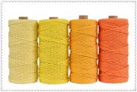 Cordón De Algodón Colorido Hecho a Mano Para Decoración Bohemia 4mm 100% Algodón Tejido Macramé DIY Para Casamiento Y Hogar 110 Yardas - details 10