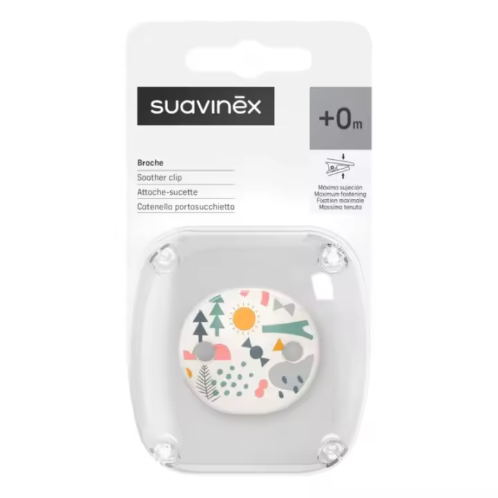 Suavinex Broche Pinza Ovalado Máxima Sujeción +0m - 1