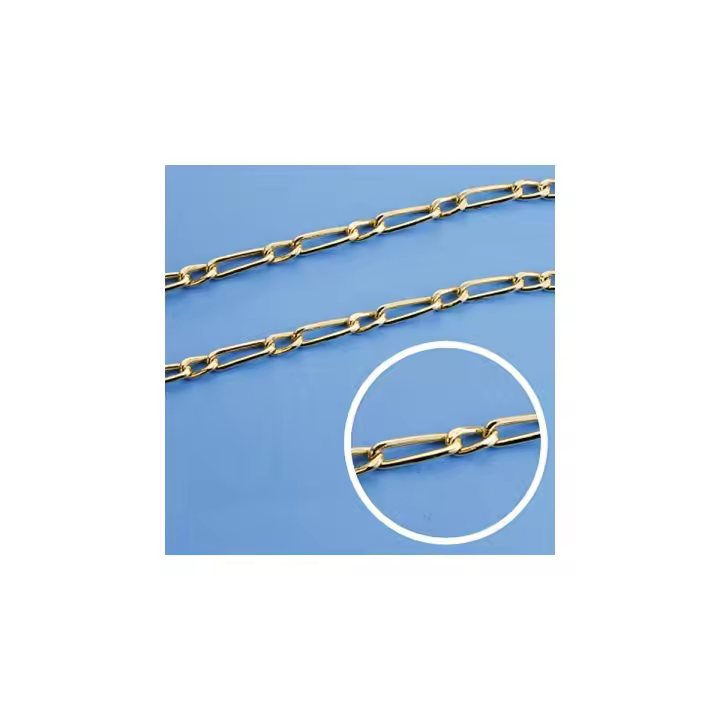 Cadena Oro 18k Eslabón 1x1 Hueca 50cm Ancho 3mm 6.10 Gr Inmaculada Romero - 1