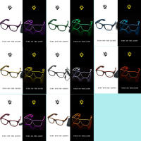 Gafas LED Neón Para Fiesta Con Luces Fluorescentes Gafas Luminosas Brillantes Regalo Único Para Eventos Nocturnos Y Fiestas - details 0