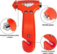 MARTILLO PARA ROMPER CRISTALES Y CINTURÓN DE SEGURIDAD HERRAMIENTA DE EMERGENCIA PARA COCHES Y VEHÍCULOS - details 1