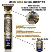 Afeitadora Eléctrica Sin Cable T9 Para Hombres Con Recortador De Pelo Apto Para Viajes Y Uso Doméstico Carga Universal 100-240V - details 5