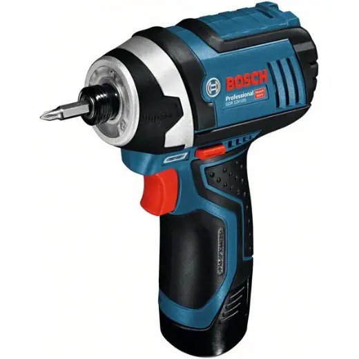 Bosch Professional GDR 12V-105 - Atornillador de impacto a batería (2 baterías x 2.0 Ah, 12V, 105 Nm, en L-BOXX) - 1