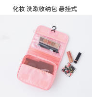 Bolsa De Cosméticos Grande Portátil Con Gancho Multifuncional Para Viaje Caja De Almacenamiento De Maquillaje De Alta Calidad - details 4