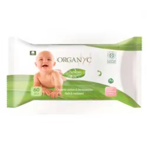 Organyc Toallitas Humedas Bebe De Algodon 60Ud. - 1