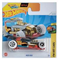 MATTEL - Hot Wheels Mod Rod Netflix Hw - Art Cars Let's Race Plateado - Escala 1:64 -  Coleccionable - Metal fundido - Recomendado para mayores de 3 años - details 0