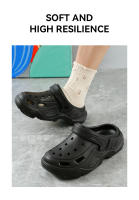 Sandalias De Plataforma Para Hombres Y Mujeres Antideslizantes Impermeables Confortables Con Tacón Medio Para Exterior - details 2