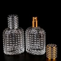 Botella De Perfume De Vidrio Portátil De 30/50ML Capacidad Alta Recargable Transparente Para Cosméticos Y Alcohol - details 4