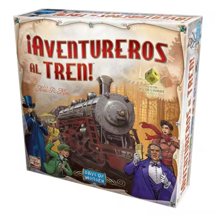 Juego de Mesa Aventureros Al Tren Pegi 8 | Conecta Ciudades y Construye Rutas Ferroviarias - 1