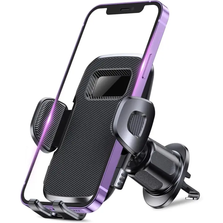 PROUTHS Soporte Móvil Coche 360° Rotación Gancho Doble Mejorado Iphone Samsung Xiaomi 4-7 Pulgadas - 1