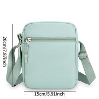 Bolso Mini Mujer Cruzado Con Cremallera Bolso De Hombro Multifuncional Vertical Monedero Para Móvil Negro Bolso De Caminar - details 16