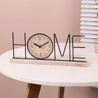 Mueble Creativo Europeo Para TV Decoración De Hogar Para Sala De Estar Dormitorio Entrada Oficina Con Reloj En La Mesa - details 5