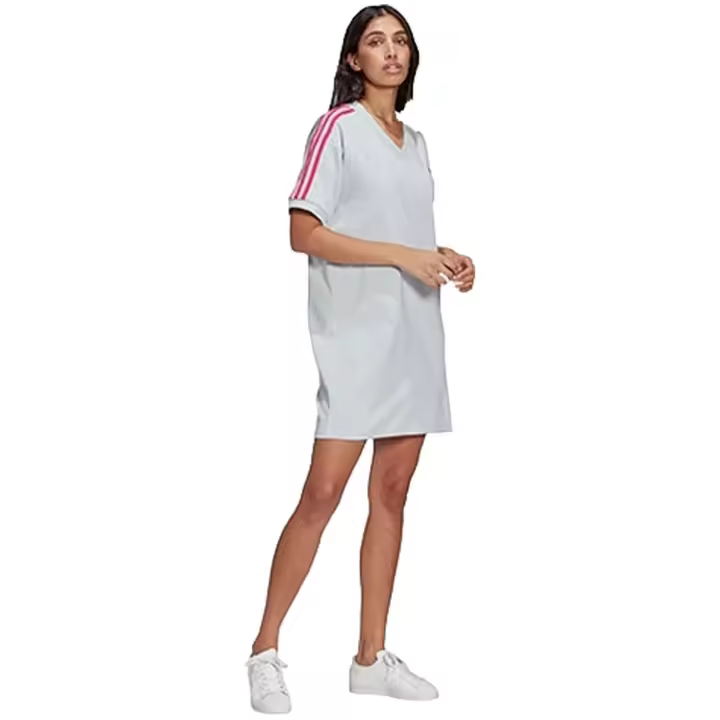 Camiseta Vestido Adidas  para mujer en color gris - 1