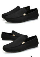 Zapatos Casuales Para Hombre Lona Slip on Loafers Moda Lujo Zapatos De Vestir Formales Para Boda Y Fiesta Talla Grande - details 23