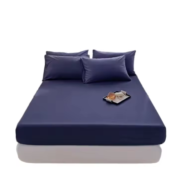  Protector De Sábanas Impermeable Y Seguro UPzo Color Sólido Cómodo Y Transpirable Cubierta Para Cama Sin Almohadas 100% Poliéster - 1