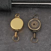 1pc Porta Tarjeta De Identificación Retráctil Cromo Metal Porta Pasaporte De Puerta Cadena De Trabajo Llavero Accesorios Para Tarjetas De Identificación - details 10
