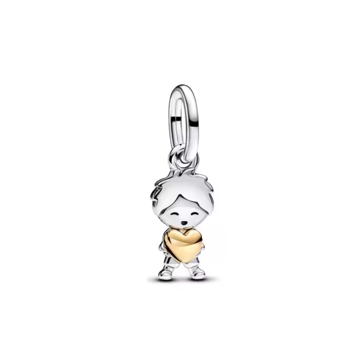 763602C00 - Charm Colgante en plata de ley y con un recubrimiento en oro de 14k Niño Feliz | Pandora Oficial 763602C00 PANDORA Raíz Joyas de Plata Joyas Pandora MUJER inicio Charm Pandora Mujer Pandora Original - 1