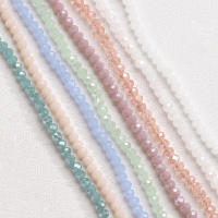 120pcs/lot Cuentas De Vidrio Facetas Austria Redondas Para Joyería Spacer Beads De Moda Material De Vidrio Tamaño 4mm - details 5