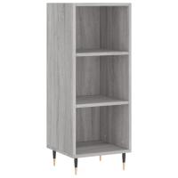 vidaXL Aparador de madera de ingeniería 34,5x32,5x90 cm Mueble de Almacenaje de Salón, Buffet para salón, Armario Auxiliar, Armario de Almacenamiento - details 1