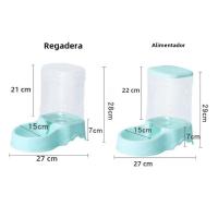Dispensador Automático De Alimentos Para Mascotas 3.8L Material PP Grande Para Perros Y Gatos Tazón De Agua Integrado - details 0