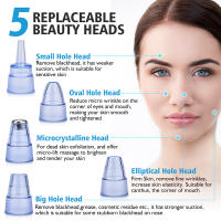 Limpiador De Poros Con Remover De Quistes Y Acné USB Recargable Herramienta De Cuidado De Piel Con Dermaabrasión Diamante Para Nariz - details 3