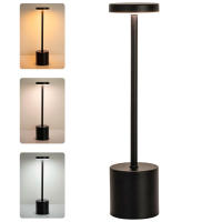 Lámpara De Mesa LED Con Sensor De Toque Luz Nocturna Recargable Sin Cable Para Decoración De Habitación Restaurante Hotel Bar - details 0