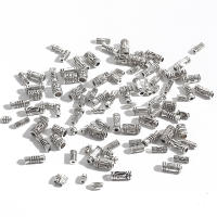Tubos De Plata Tibetana 5-12mm 50/100pcs Hileras De Metal Para Encantos DIY Suministros De Joyería Hechos De Aleación De Zinc - details 16