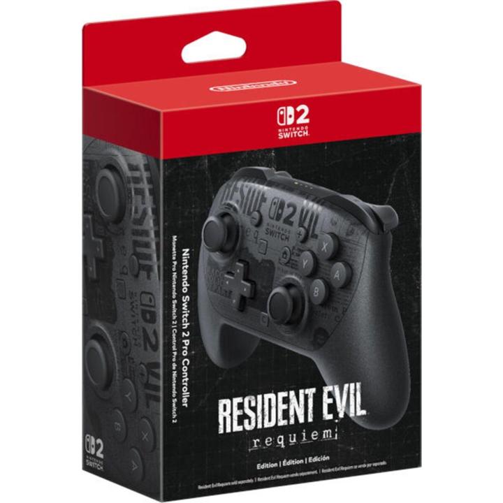 Nintendo switch 2 pro controller resident evil requiem - original nintendo product - spanish version - european warranty