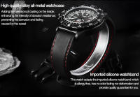 Reloj De Pulsera De Cuarzo Para Hombre Addies Militar Especial Forces Deportivo Al Aire Libre Luminoso Clásico SEAL Ejército Resistente Al Agua Con Luz Trasera Y Correa De Silicona - details 11