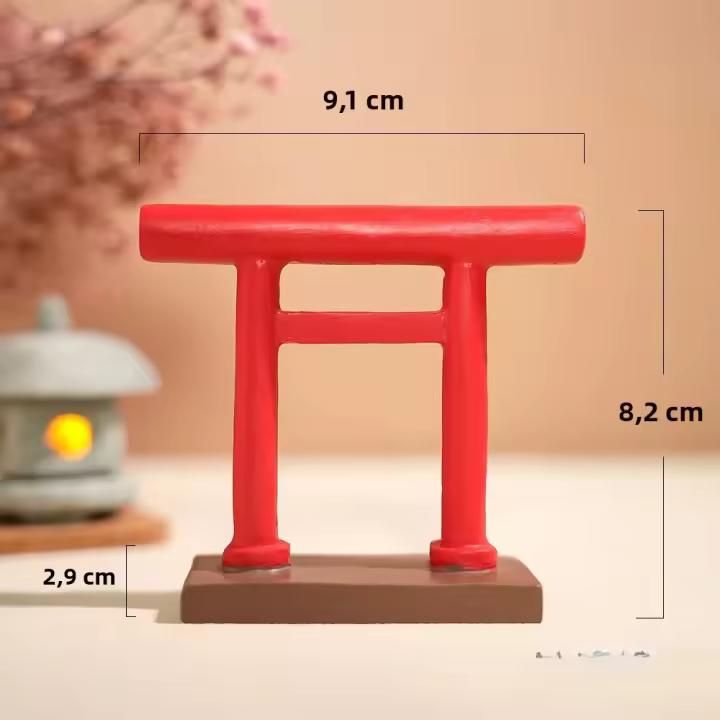 Mini Puerta Torii Japonesa Estilo Shinto Para Jardín Arquitectura Asia Adorno De Casa Miniatura Decoración De Acuario Decoración Chino - 1