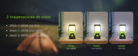 Tekstap Lámpara Camping IP54, Linterna de Camping Led Recargable Luces de Campamento 1000LM, Linterna para Interrupciones de Energía, Emergencia,  Cable USB Incluido - details 2
