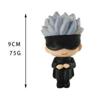 Figura De Anime Jujutsu Kaisen 9cm Itadori Yuji Gojo Satori Fushiguro Megumi Kugisaki Juguete De Decoración Para Coche PVC Regalo Kawaii Para Fans De La Serie - details 7