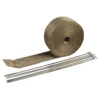 Cinta Térmica De Fibra De Vidrio Para Moto 5M Roll Protección Contra Calor Para Escape Tubo De Cabeza Con Cordones De Acero Inoxidable - details 7