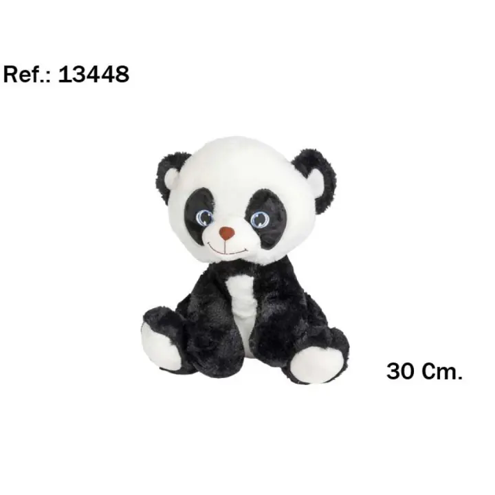 ANIMALES PELUCHE SOFT 30CM-TIGRE,ELEFANTE,CONEJO,OSO PANDA,JIRAFA - 1
