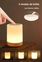 Lámpara De Noche Recargable USB RGB Toque Dimmable Para Mesa Lámpara De Escritorio Para Niños Regalo Para Dormitorio Camping Luz De Ambiente - details 1