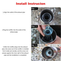 Muffler Insert Baffle DB Killer Silencer De Acero Inoxidable Para Motocicleta Universal 35mm 42mm 45mm 48mm 60mm Accesorio De Escape - details 2