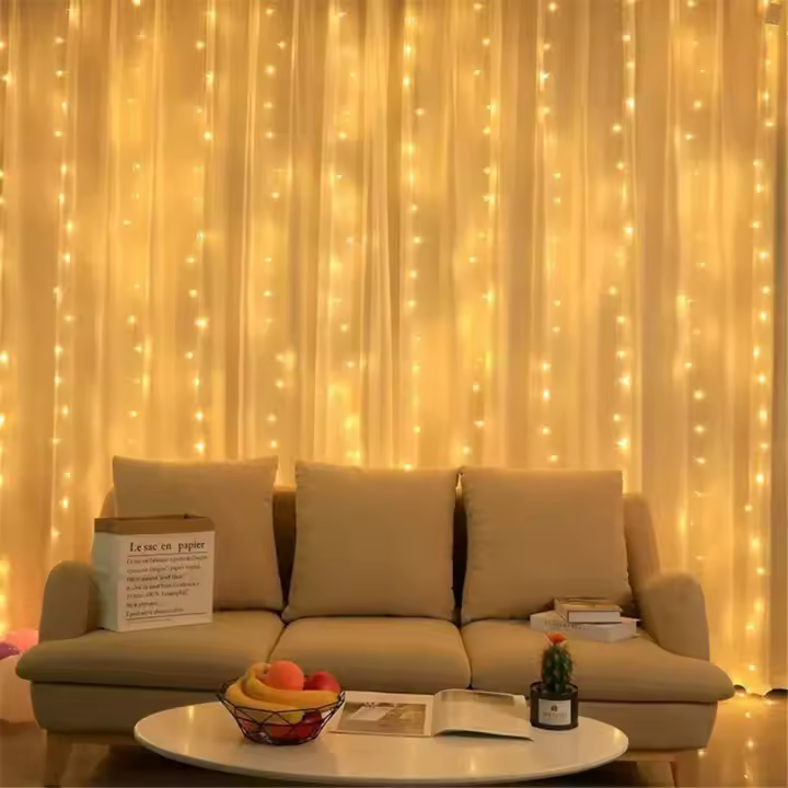 Luz De Navidad LED Para Boda Y Fiesta 6/3M Guirnalda De Hadas Decorativa Para Hogar Con 8 Modos Luz USB Para Decoración De Año Nuevo 2025 - 1