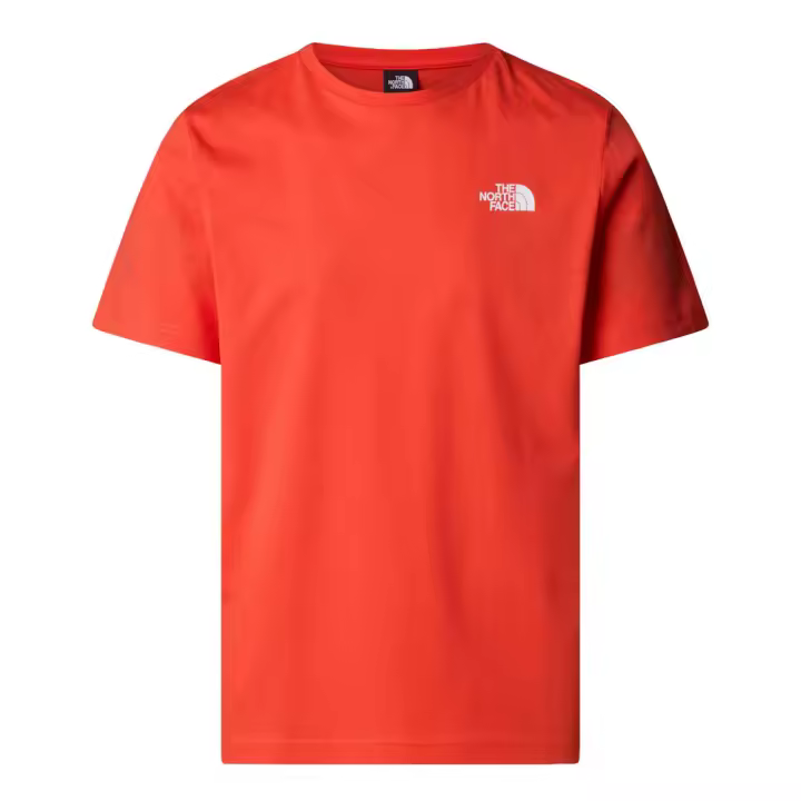 Camiseta Roja The North Face Redbox Crimson Orange - 1
