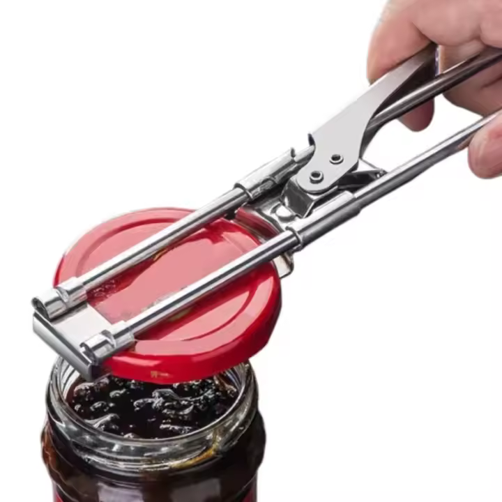 Ajustable Multifunción Abrebotellas De Acero Inoxidable Desabrochador De Botellas Y Latas Herramienta De Cocina Para Quitar Tapas Y Tornillos - 1