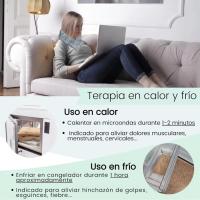 Saco Termico Cervical - Saco Calor - Almohada Semillas Microondas (40x10 cm) - details 0