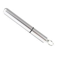 Bolígrafo De Hilo Pequeño De Acero Inoxidable Portátil Botella Aluminio Esterilla Llavero De Dientes Y Preguicas Recipiente Para Hilo Y Tabaco - details 4