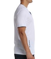 BULLPADEL Camiseta padel Lucia Color Blanco 2024 - Camiseta Entrenamiento, Nueva Temporada, Tejido Ligero, Poliester Elástico, Ligera, Elegante, Transpirable, Reduce Humedad - Shirt Hombre Padel, Camiseta Hombre Padel - details 3
