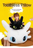 Cojín De Peluche Dragón Luz Furia Figura De Acción Dientes Del Viento Decoración De Hogar Cojín De Sofá Forma Rectangular Relleno De Poliéster/Celulosa Tamaño Adecuado Para Viaje Y Cama - details 0