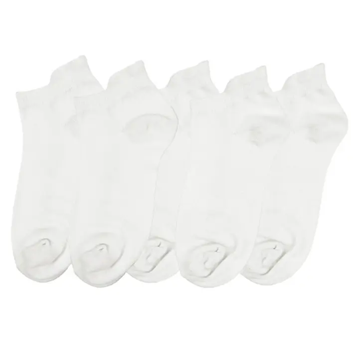 Calcetines Para Mujer De Primavera Y Verano Finos De Color Sólido Antiolor Absorbentes Transpirables Con Malla Calcetines De Bote - 1