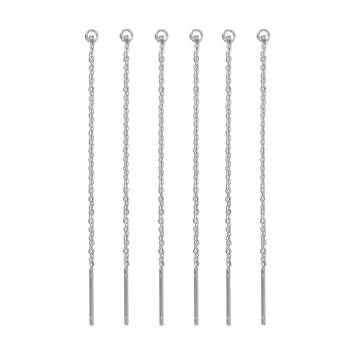 10pcs Gancho Para Pendientes De Acero Inoxidable Galvanizado Dorado 8cm Hebillas Para Joyería DIY Para Mujeres Pendientes Colgantes - 1