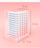 Exhibidor De Extensiones De Pestañas Falsas NATUHANA Soporte De Acrílico De 5 Capas Almacenamiento Para Pestañas Display Holder - details 5